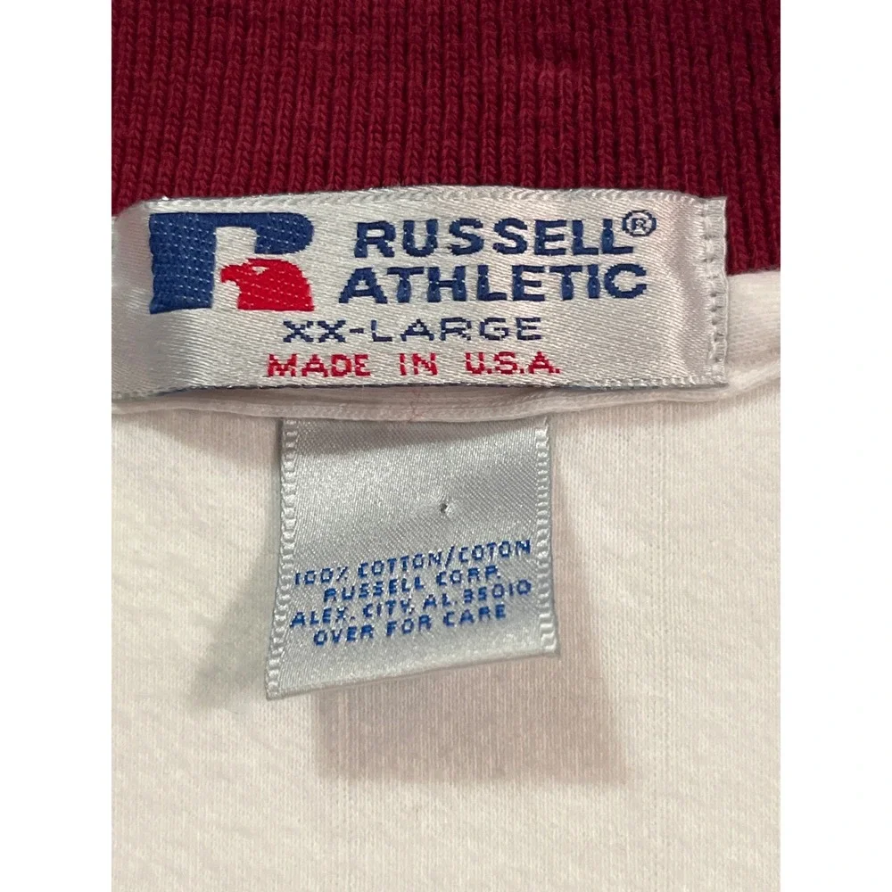 Vintage Russell Athletic‎ Mens XX Large Polo Shirt Short Sleeve Made in USA